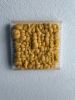 Woven Tile- Fluff- Light Mustard and White | Wall Sculpture in Wall Hangings by Mpwovenn Fiber Art by Mindy Pantuso