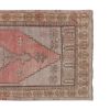 Hand-Knotted Turkish Kurdish Runner - Tribal Design Low Pile | Runner Rug in Rugs by Vintage Pillows Store. Item composed of fiber