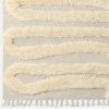 Snake Rya Off White Rug | Work by District Loom