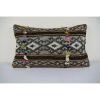 Sofa Kilim Lumbar Pillow Cover, Vintage Handwoven Large | Sham in Linens & Bedding by Vintage Pillows Store. Item composed of cotton & fiber