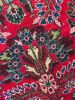 NARROW & LONG Deep Strawberry w/ Teal, Sage Green & Lavender | Runner Rug in Rugs by The Loom House. Item composed of fabric and fiber