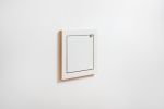Wall Mounted Vanity Mirror | Fläpps Vanity Mirror | Folding Makeup Mirror with Shelf, Birch Plywood, Black | Shelving in Storage by AMBIVALENZ