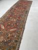LOVELY Narrow Antique Heriz Runner| Soft Rust, Camel, French | Runner Rug in Rugs by The Loom House. Item made of fabric & fiber