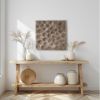 Handmade Rough Surface Wall Sculpture – Modern Geometric Plaster Art with Bold Textured Relief, Eco-Friendly Design for Unique Home Décor | Wall Hangings by Vaiva Art Atelier
