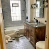 Model 1063 - Custom Single Sink Vanity | Countertop in Furniture by Limitless Woodworking. Item made of maple wood works with mid century modern & contemporary style