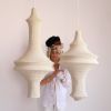 Saint VI Crochet Pendant Lamp | Pendants by Hamimi