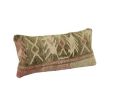 Vintage Turkish Oushak Rug Pillow Cover, Handmade Brown | Cushion in Pillows by Vintage Pillows Store