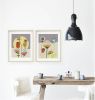 Pollen Day/Stay Gold Print Set - Mid Century Botanicals | Prints by Birdsong Prints. Item composed of paper