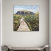 Mount Coolum | Oil And Acrylic Painting in Paintings by Meredith H. Item composed of canvas in contemporary or country & farmhouse style