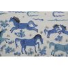 Suzani Horse Silk Wall Hanging Decor, Embroidery Tablecloth | Linens & Bedding by Vintage Pillows Store