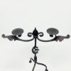 Hand Forged Iron Candelabra 23″ (59cm) | Candle Holder in Decorative Objects by edecrawzFC