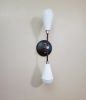 Modern Wall Sconce - Mid Century Wall Light - Black White | Sconces by Retro Steam Works. Item composed of metal compatible with mid century modern and modern style