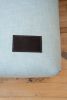 Professor 30 x 30 Square Ottoman | Benches & Ottomans by OTTOMN. Item made of linen & leather