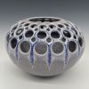 Orb Demi Lace Vase - Starburst | Vases & Vessels by Lynne Meade. Item composed of stoneware