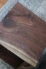 Complete Walnut Waterfall Cube Rectangle Side Table, Cuboid | Tables by Hazel Oak Farms. Item composed of walnut