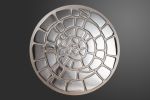 Spiral Silver Mural | Decorative Objects by PlusObject