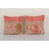 Set Anatolian Square Rug Pillow | Sham in Linens & Bedding by Vintage Pillows Store. Item composed of cotton and fiber
