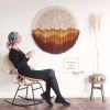 Circular Fiber Art Collection - OASIS | Wall Hangings by Rianne Aarts / Teddy and Wool Studio. Item made of cotton with fiber