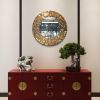 Circle Vento Gold Mirror | Decorative Objects by PlusObject