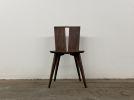 Modern Solid Wood Dining Chair: Hand-Sculpted, USA Made | Chairs by Marco Bogazzi