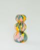 Glass Blown 90's Neon Anorak Mini Vase | Vases & Vessels by Maria Ida Designs. Item composed of glass in boho or mid century modern style