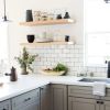 Natural Wood Floating Shelf, Long Floating Kitchen Shelf | Ledge in Storage by Picwoodwork. Item composed of wood
