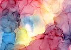 radiant eclipse | abstract art original | Watercolor Painting in Paintings by Megan Spindler