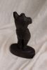 Female Torso Sculpture - Black | Sculptures by dellsculpture