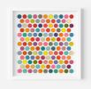 One Hundred And Thirty Seven Painted Dots Collage | Paintings by Amelia Coward