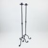 Hand Forged Iron Candelabra Pair (105cm) | Candle Holder in Decorative Objects by edecrawzFC