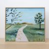 The Resting Tree | Oil And Acrylic Painting in Paintings by Lottie Aldarwish. Item composed of wood and synthetic