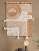 Handmade Wool Jute Wall Hanging – Textured Geometric Boho Tapestry Decor | Wall Hangings by Swiflo