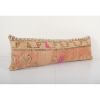 Muted Color Antique Carpet Rug Pillow, Faded Unique Long | Sham in Linens & Bedding by Vintage Pillows Store. Item made of cotton with fiber