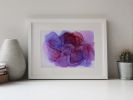 Bubbling Plum | Mixed Media in Paintings by Megan Spindler