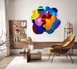 Large Mirrored Acrylic Multicolor Wall Art | Wall Sculpture in Wall Hangings by uniQstiQ