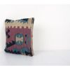 Organic Wool Turkish Cushion Cover - Striped Purple Turkish | Pillows by Vintage Pillows Store