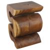 Haussmann® Wood BIG Wave Verve Accent Snake Table 14x14x20 | Side Table in Tables by Haussmann®