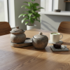 Lunar Collar Jar | Vessels & Containers by RAW & UNIQ