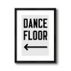 Dance Floor Vertical Arrow Left | Prints in Paintings by Western Mavrik