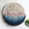 Circular Fiber Art Collection - DREAM | Wall Hangings by Rianne Aarts / Teddy and Wool Studio. Item made of cotton & fiber