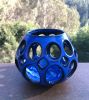 Oval Tea Light Holder - Midnight Blue | Decorative Objects by Lynne Meade