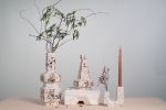 Vase Hexad 26 - Neutral Terrazzo | Vases & Vessels by Tropico Studio. Item made of synthetic