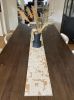 Table Runner Merino Wool Felt Fragment Bamboo | Linens & Bedding by Lorraine Tuson