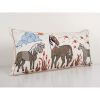King Bed Vintage Cotton Suzani Pillow Cover with Animal Patt | Cushion in Pillows by Vintage Pillows Store