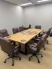 Custom logo conference table! | Tables by Pelican State Woodworks