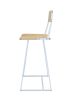 Clarkester Counter Stool 26"H | Chairs by Tronk Design. Item made of maple wood with steel