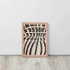 Framed Print - Optical Web - Op Art Black & White Illusion | Work by Eman's Gallery