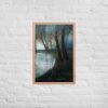 Framed Print – Before I Sleep – Atmospheric Forest and Water Landscape | Work by Eman's Gallery