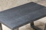 Modern Black Quartersawn White Oak and Steel Coffee Table | Tables by Hazel Oak Farms. Item made of wood with metal