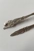 Set of 2 Nickel Silver Bolivian Tea Spoons | Utensils by OWO Ceramics. Item made of metal